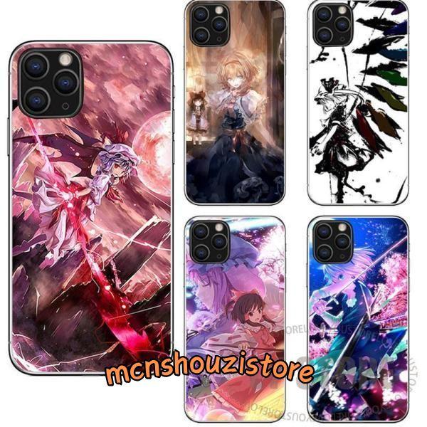 東方Project 霊夢 魔理沙 レミリア iPhone 7 8 plus iPhoneX XS MAX XR iPhone11 13 14 Pro SE 12 TPU スマホケース アニメキャラ 強化ガラス ハードケース | ブランド登録なし