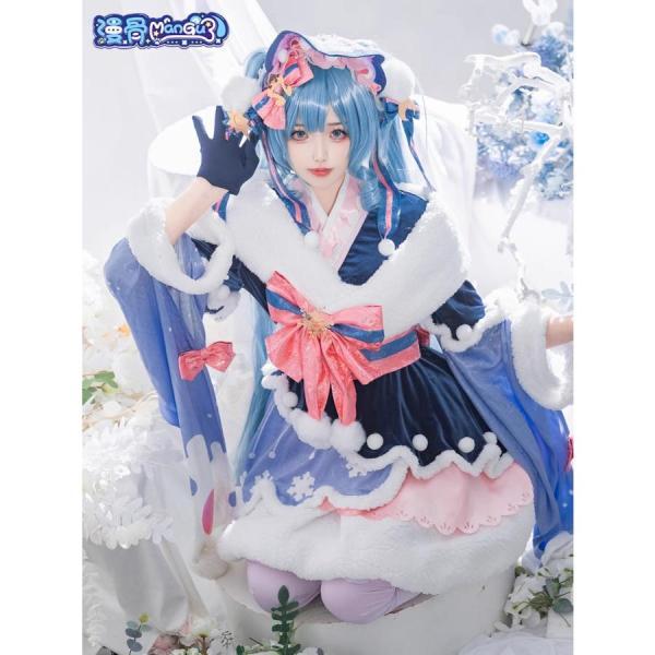 漫骨 ボーカロイド コスプレ 初音ミク 雪ミク2023 コスプレ衣装 漫骨 ボーカロイド コスプレ 初音ミク 雪ミク2023 コスプレ衣装