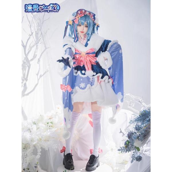 漫骨 ボーカロイド コスプレ 初音ミク 雪ミク2023 コスプレ衣装 漫骨 ボーカロイド コスプレ 初音ミク 雪ミク2023 コスプレ衣装