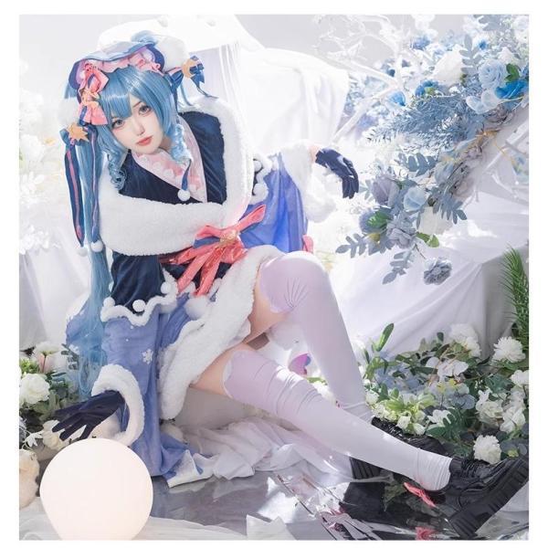 漫骨 ボーカロイド コスプレ 初音ミク 雪ミク2023 コスプレ衣装 漫骨 ボーカロイド コスプレ 初音ミク 雪ミク2023 コスプレ衣装