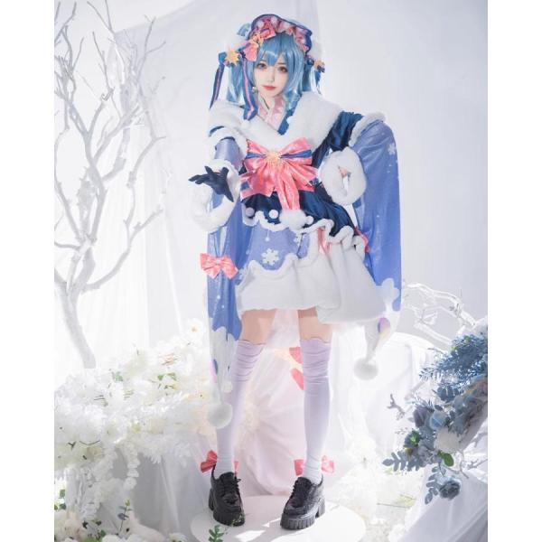 漫骨 ボーカロイド コスプレ 初音ミク 雪ミク2023 コスプレ衣装 漫骨 ボーカロイド コスプレ 初音ミク 雪ミク2023 コスプレ衣装