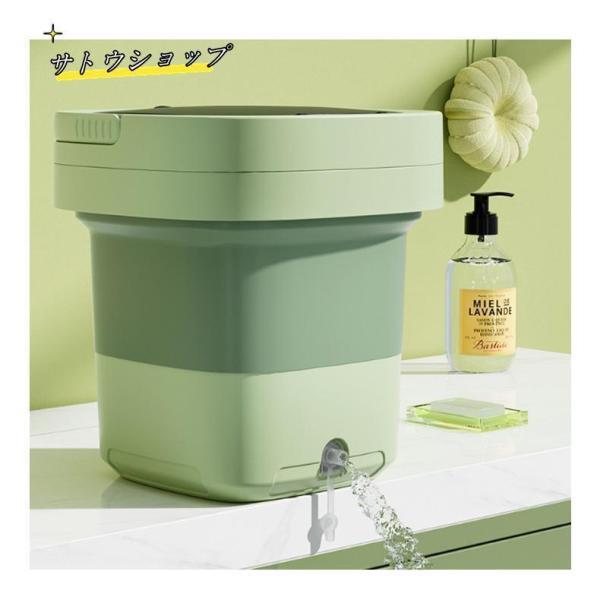 折り畳み洗濯機 電動 ミニ洗濯機 6L 9L 11L 三つサイズ選べる 軽量 コンパクト ポータブル洗濯機 一人暮らし 隙間 収納 小型 全自動式 | ブランド登録なし | 05
