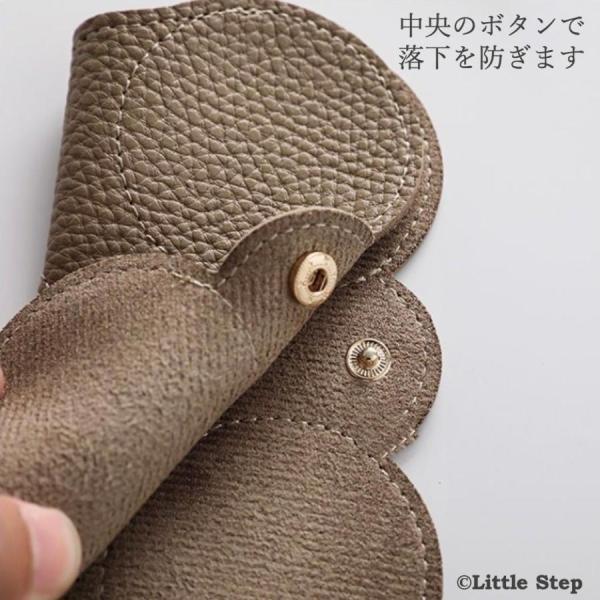 眼鏡ケース メガネケース おしゃれ スリム 軽量 コンパクト 大人 かわいい バッグチャーム 持ち運び PUレザー | ブランド登録なし | 04