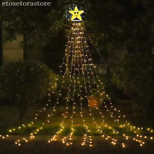 ドレープライト イルミネーション ナイヤガラライト シャンパン