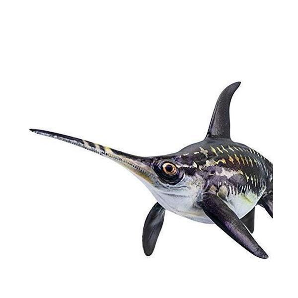 青色 海洋爬虫類 プラスチックモデル 約15cm PNSO 成長シリーズ17 ユーリノサウルス 魚竜 爬虫類 海洋動物