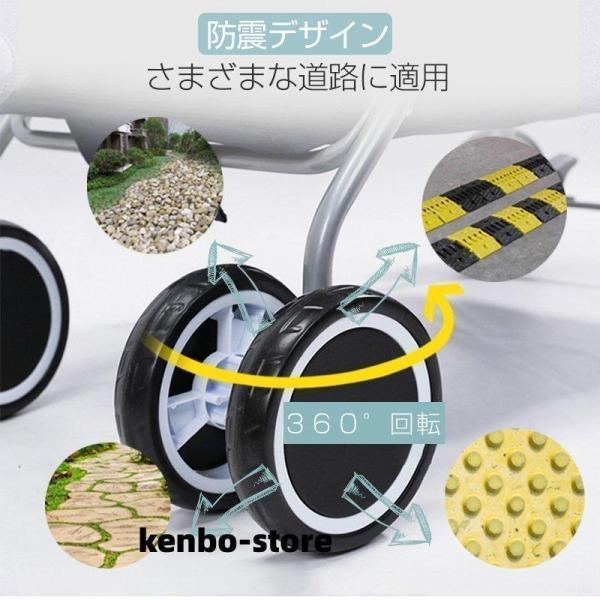 爆売中 ペットカート 猫 犬 バギー 多頭用 カート 犬用ベビーカー way 折りたたみ 輪 小型犬 中型犬 °回転 介護用 お出かけ | ブランド登録なし | 04