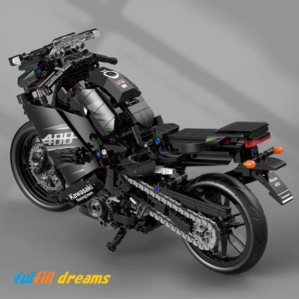 レゴ テクニック 互換品 Ninja 400風 デザイン ブラック レゴ テクニック 互換品 Ninja 400風 デザイン ブラック