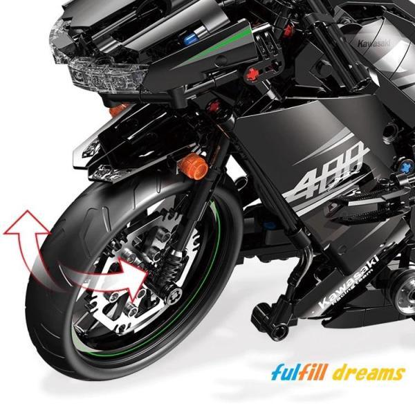 レゴ テクニック 互換品 Ninja 400風 デザイン ブラック レゴ テクニック 互換品 Ninja 400風 デザイン ブラック