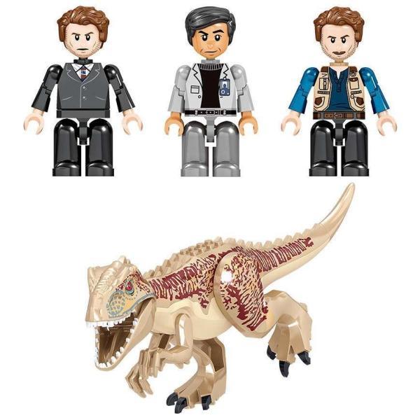 ブロック ジュラシックワールド 恐竜 レゴ互換 ミニフィギュア付き おもしろい クリスマス プレゼント 580+pcs 誕生日 入園ギフト | ブランド登録なし | 04