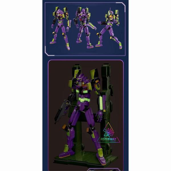 ブロック エヴァンゲリオン初号機 EVA-01 エヴァ初号機 零号機 2