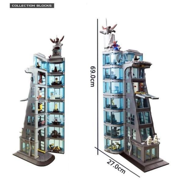 レゴ 互換品 スーパー・ヒーローズ アベンジャーズ タワーの攻撃(7階 