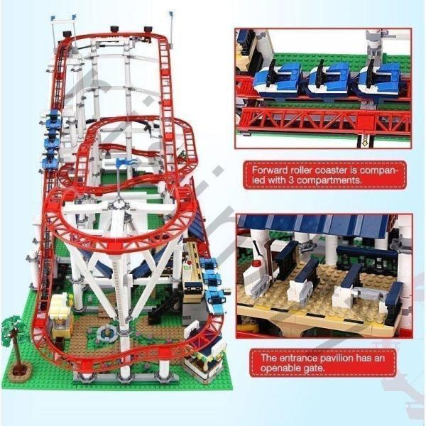 レゴ 互換品 オート ローラーコースター モーター有 ジェット レゴ 互換品 オート ローラーコースター モーター有 ジェット