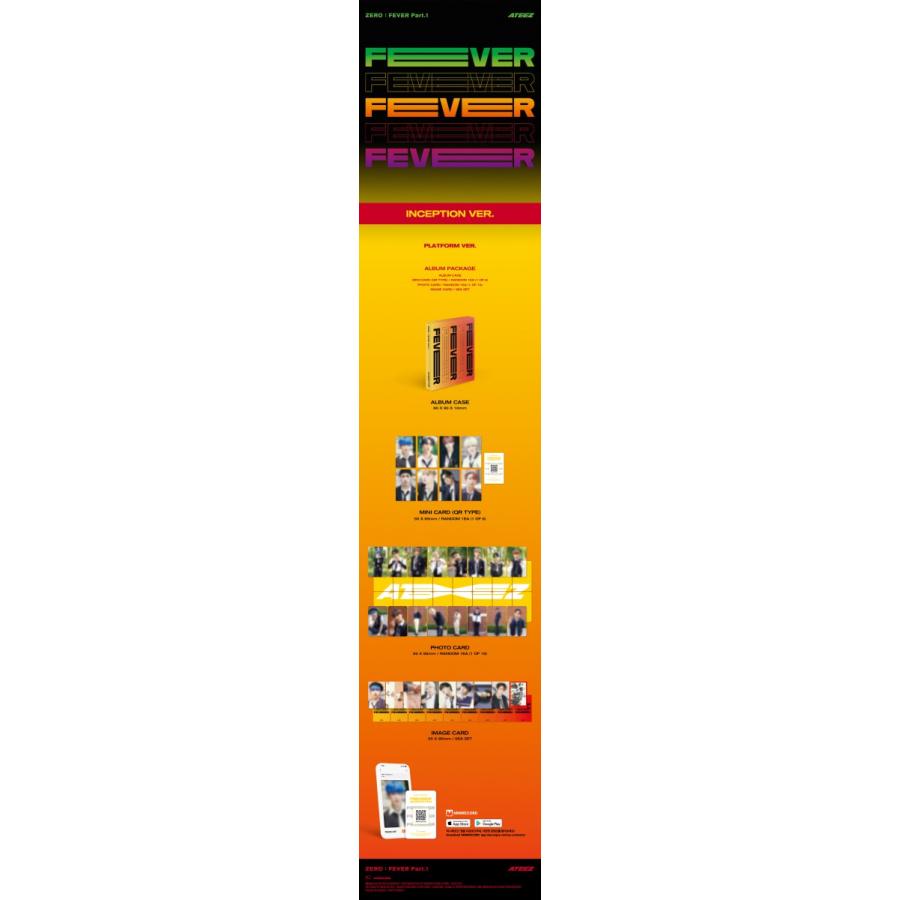 ATEEZ 公式グッズ ZERO : FEVER Part.1 (Platform ver.) / CD アルバム