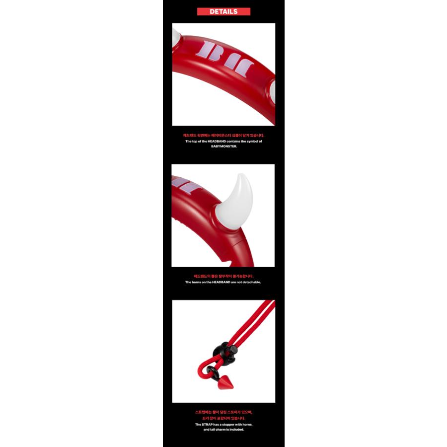 BABYMONSTER ベビモン ヘッドバンド トレカ コンプ ① BABYMONSTER ベビモン ヘッドバンド 赤 ベイビーモンスター
