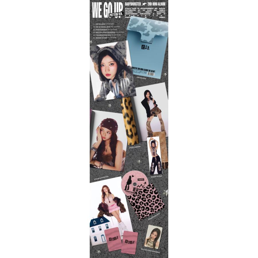 BABYMONSTER 公式グッズ WE GO UP (PATTERN Ver.) / 2nd MINI