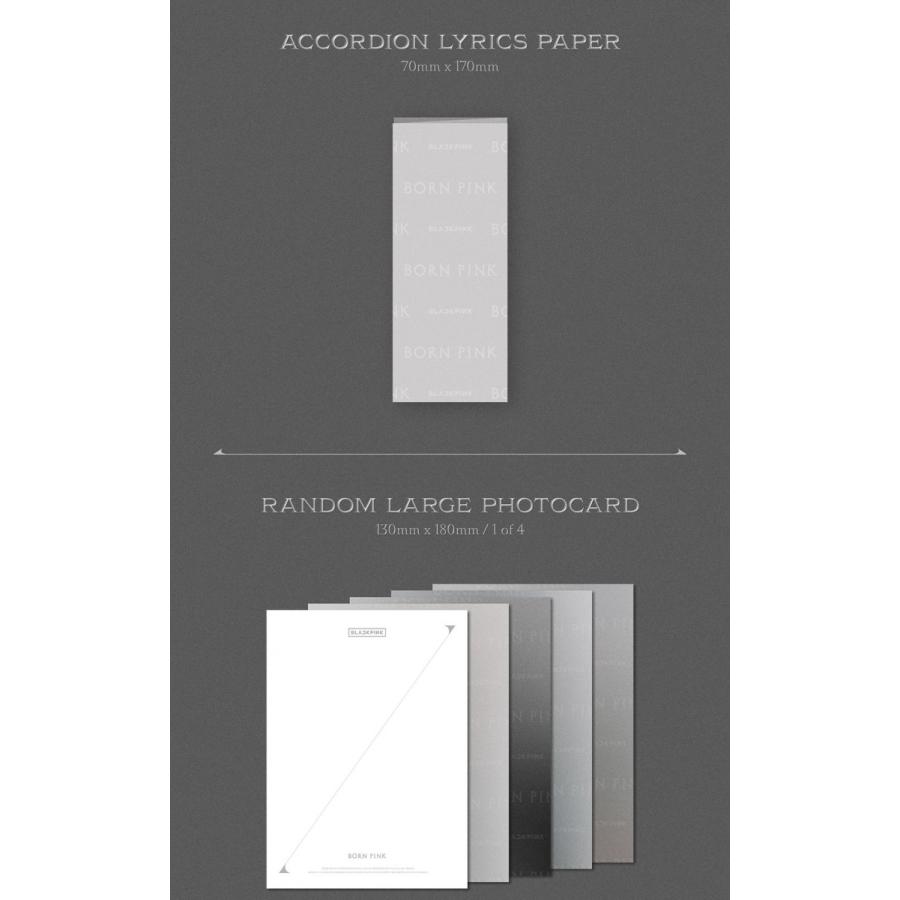 ポスター付き ] BLACK PINK 公式グッズ 2ND FULL ALBUM BORN (BOX SET