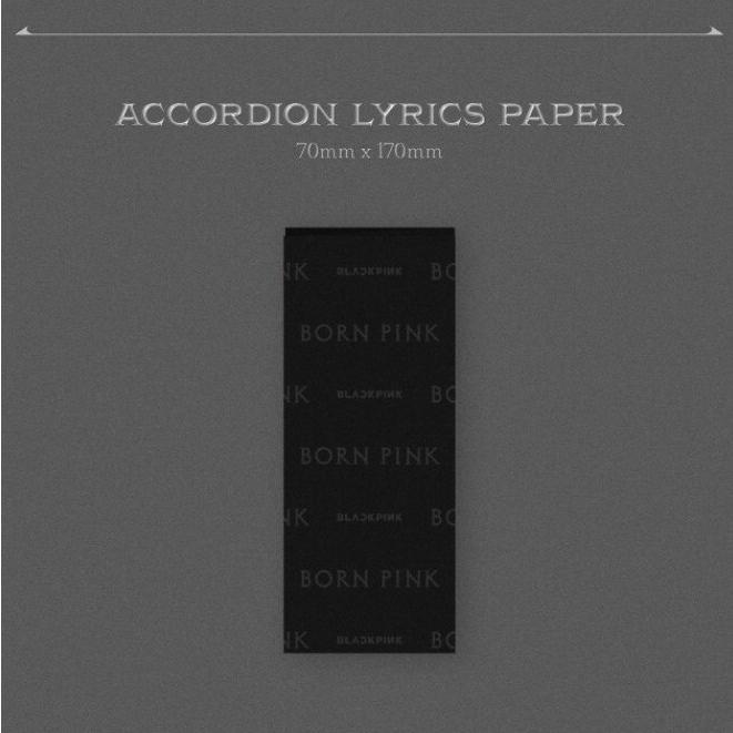 メンバー選択可] BLACK PINK 公式グッズ 【2ND FULL ALBUM BORN