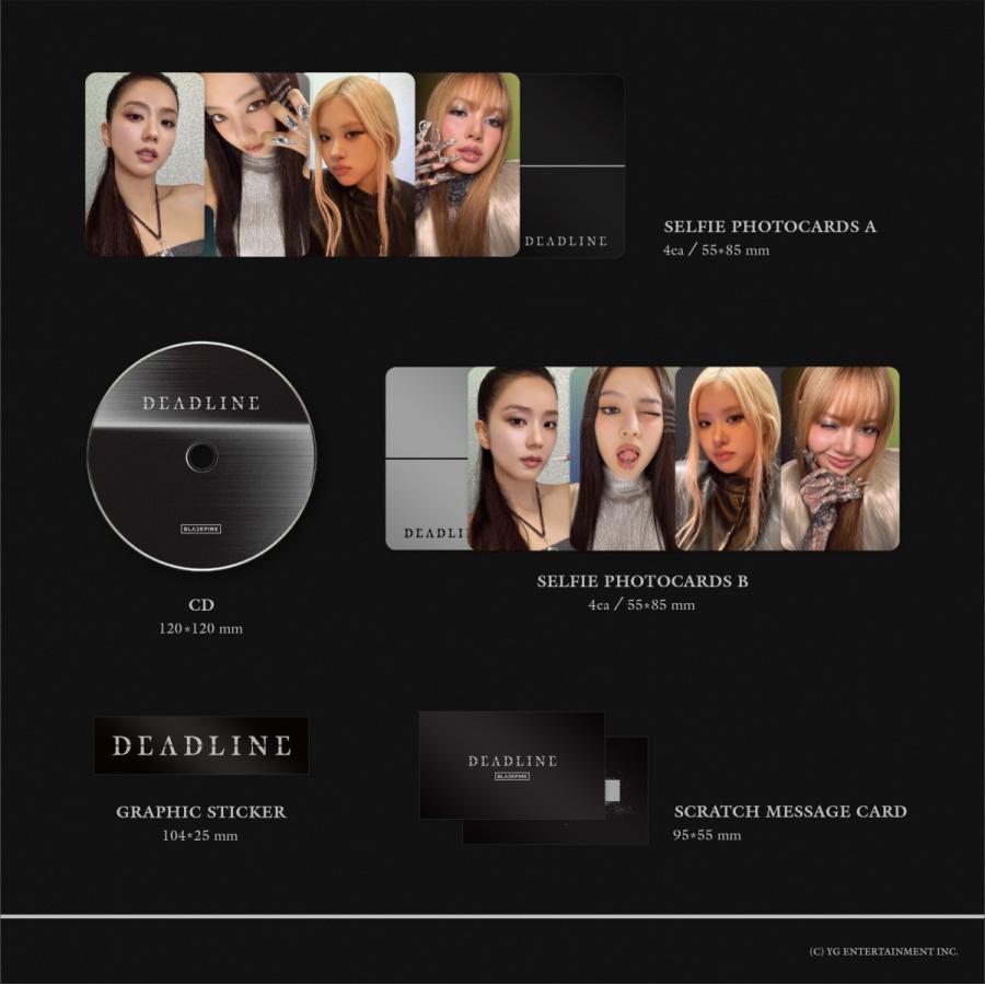 予約販売】BLACK PINK 公式グッズ - DEADLINE (GRAY Ver.) / 3RD MINI