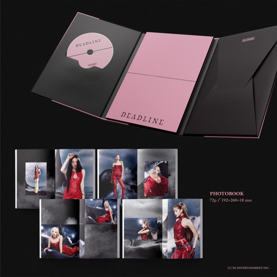 BLACK PINK 公式グッズ - DEADLINE (BLACK Ver.) / 3RD MINI ALBUM