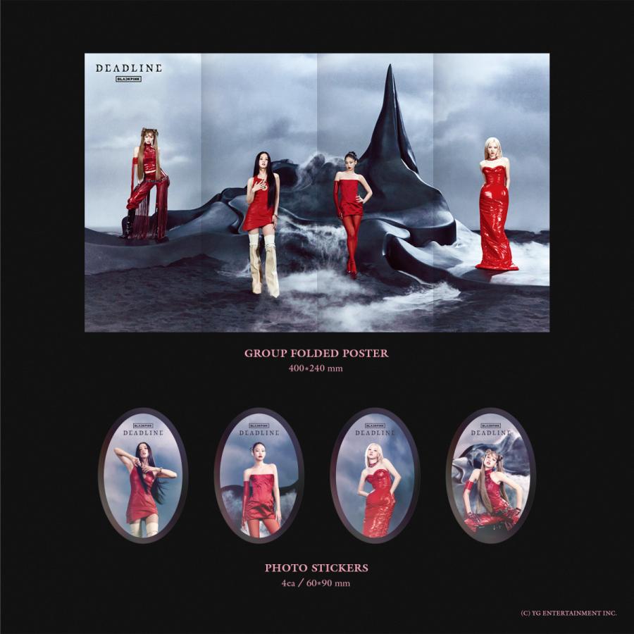 BLACK PINK 公式グッズ - DEADLINE (BLACK Ver.) / 3RD MINI ALBUM