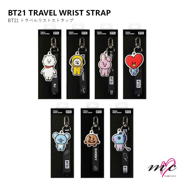 BTS 公式グッズ BT21 TRAVEL WRIST STRAP トラベル リストストラップ