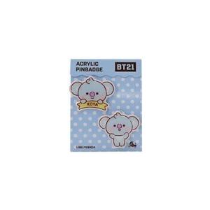 BTS 防弾少年団 BT21 公式グッズ アクリル ピンバッジ ACRYLIC