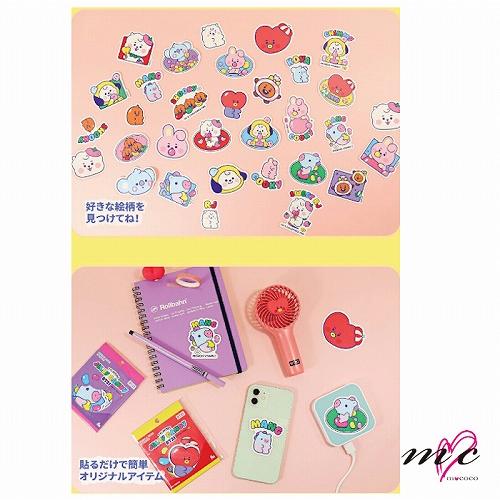 BTS 防弾少年団 BT21 公式グッズ 2021 MOBILE DECO STICKER デコ