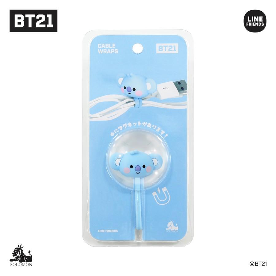 BTS 防弾少年団 BT21 公式グッズ CABLE WRAPS ケーブルラップ バンタン