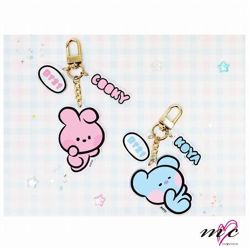 BTS 防弾少年団 BT21 公式グッズ MININI ACRYLIC KEY HOLDER BTS 防弾少年団 BT21 公式グッズ MININI ACRYLIC KEY HOLDER