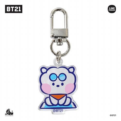 BTS 防弾少年団 BT21 公式グッズ minini ACRYLIC KEY RING SUMMER VER