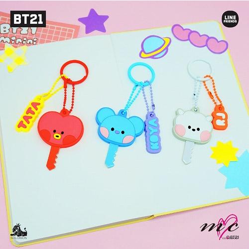 BTS 防弾少年団 BT21 公式グッズ minini KEY COVER キーカバー