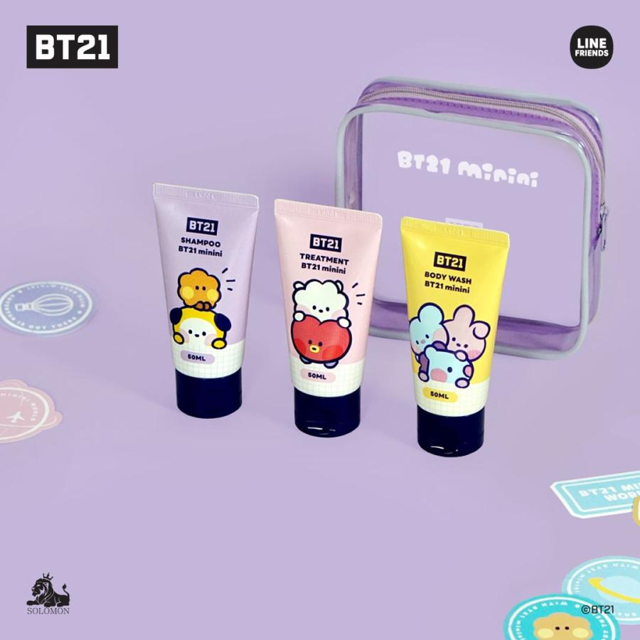 BTS 防弾少年団 BT21 公式グッズ minini トラベルキット 旅行 バンタン