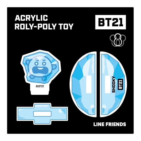 BTS 防弾少年団 BT21 公式グッズ ROLY POLY TOY STAND アクリル