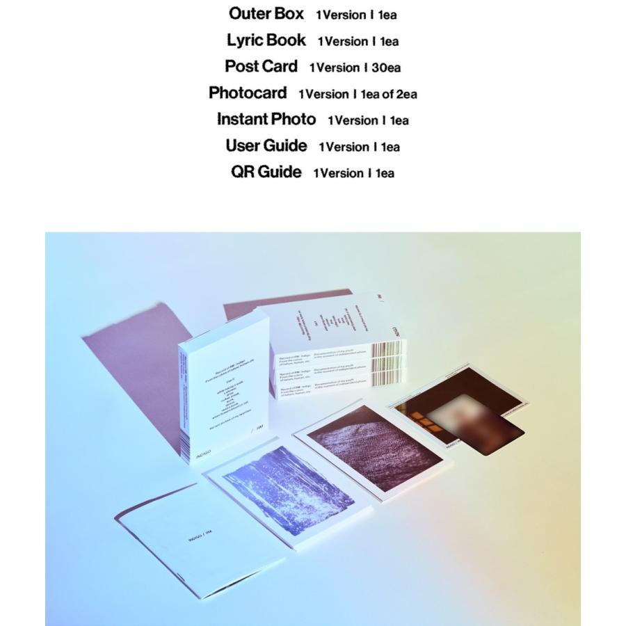 BTS 防弾少年団 公式グッズ RM 1st Album INDIGO (Post Card Edition