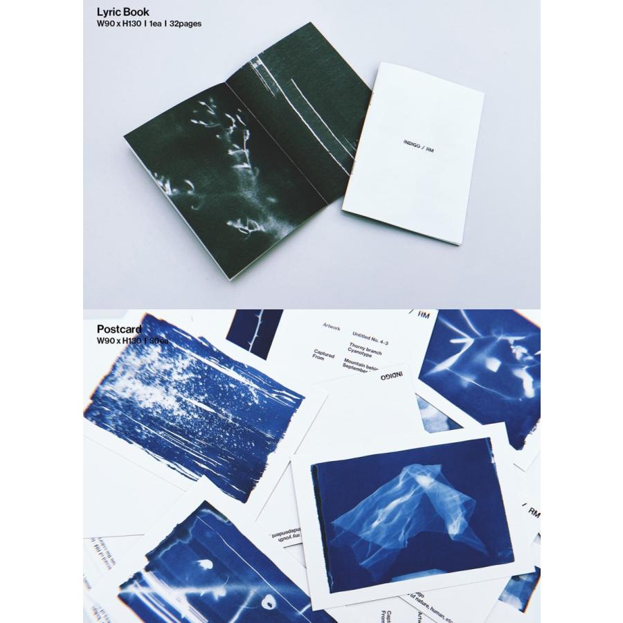 BTS 防弾少年団 公式グッズ RM 1st Album INDIGO (Post Card Edition