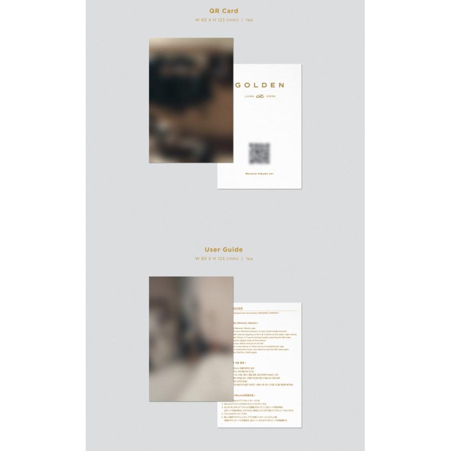 BTS 防弾少年団 公式グッズ JUNGKOOK  1st SOLO ALBUM "GOLDEN" Weverse Ver CD バンタン アルバム ジョングク グク 韓国 K-POP｜mcoco｜04