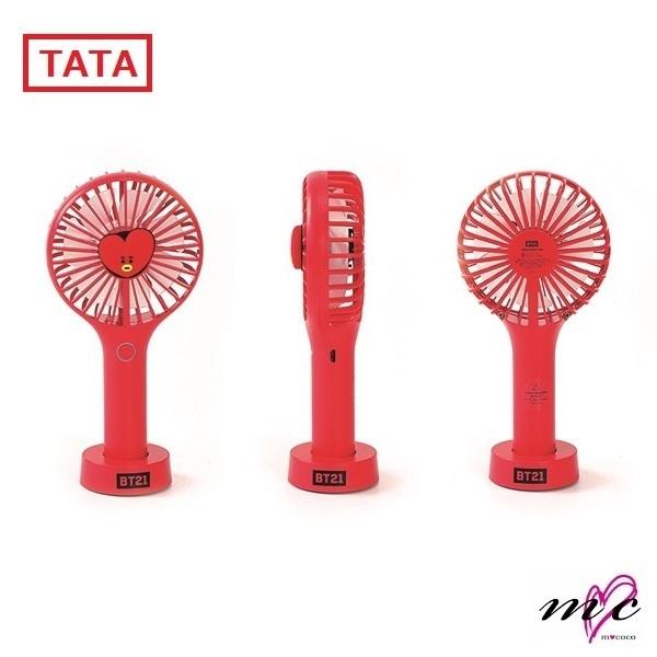 BTS 防弾少年団 BT21 公式グッズ MINI HANDY FAN ミニ 扇風機