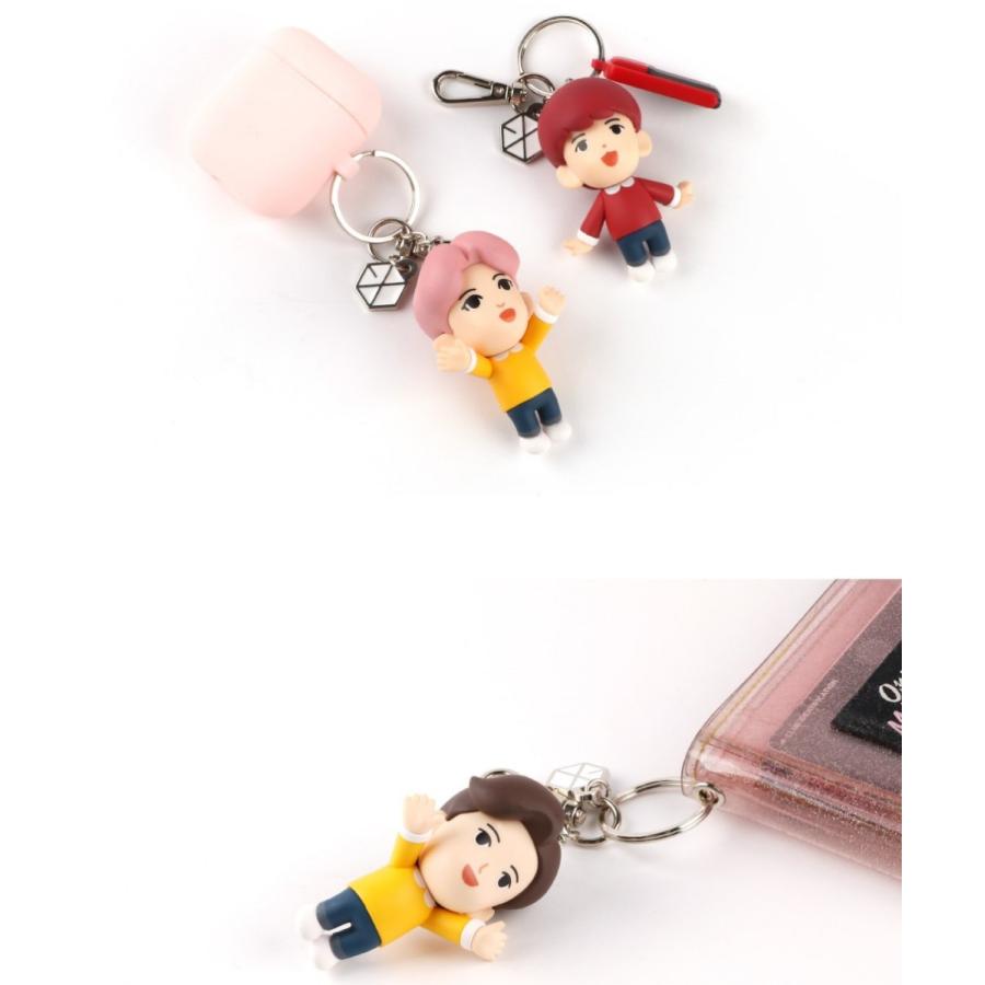 EXO 公式グッズ FIGURE KEY RING エクソ フィギュアキーリング