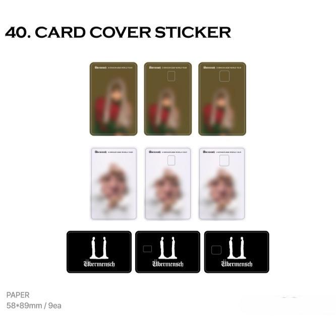 G-DRAGON 公式グッズ CARD COVER STICKER カードカバーステッカー