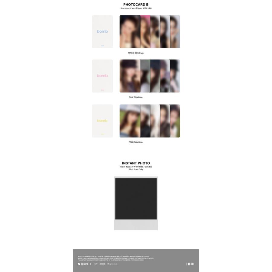 バージョン選択可】ILLIT 公式グッズ ILLIT - bomb / 3rd Mini Album