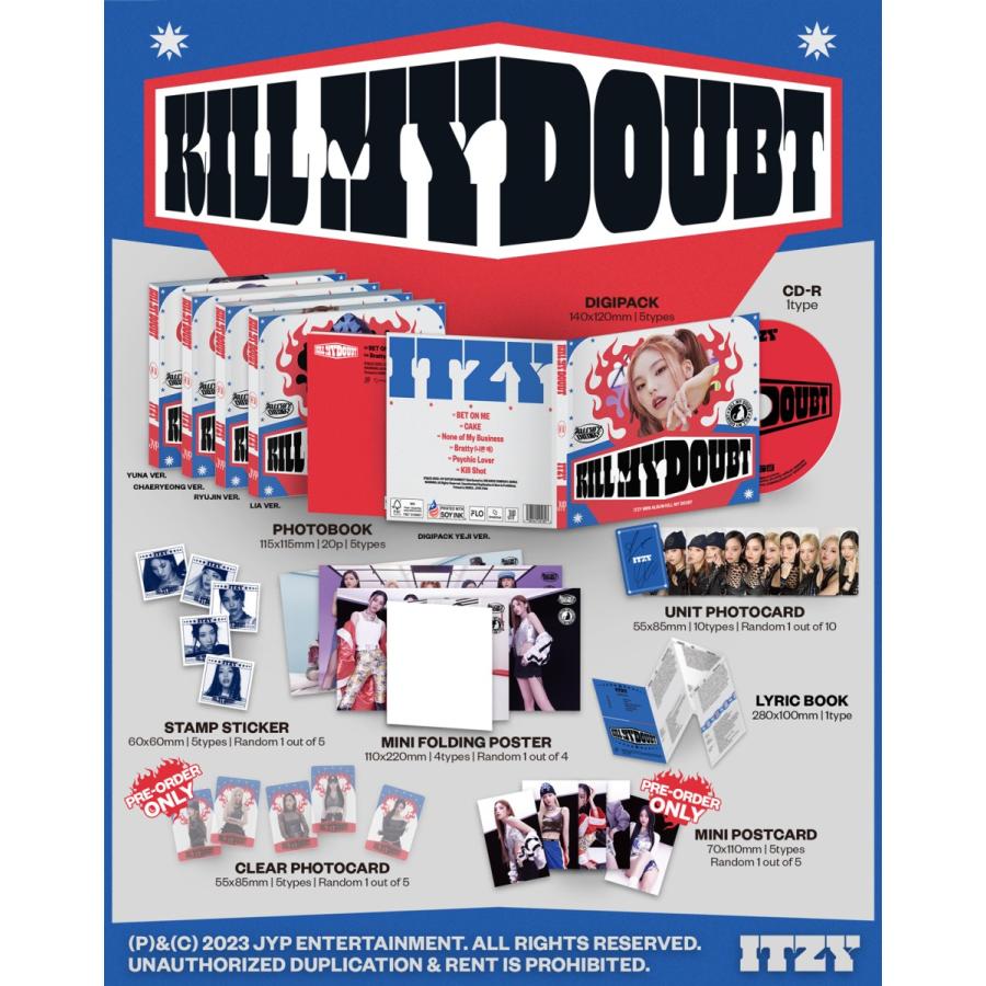メンバー選択可] ITZY 公式グッズ 7集 MINI ALBUM 'KILL MY
