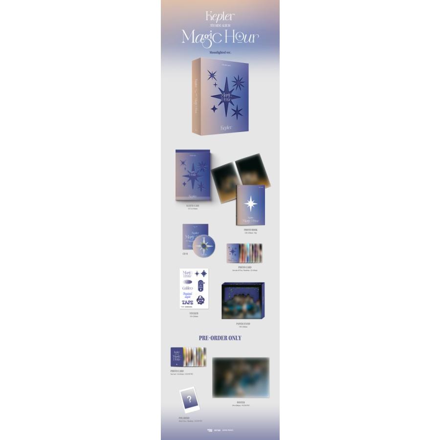 ポスター付き] Kep1er 公式グッズ Magic Hour / 5TH MINI ALBUM