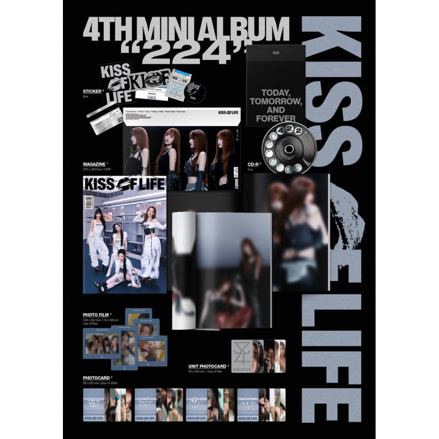 KISS OF LIFE 公式グッズ 224 (Magazine Ver.) / 4th Mini Album