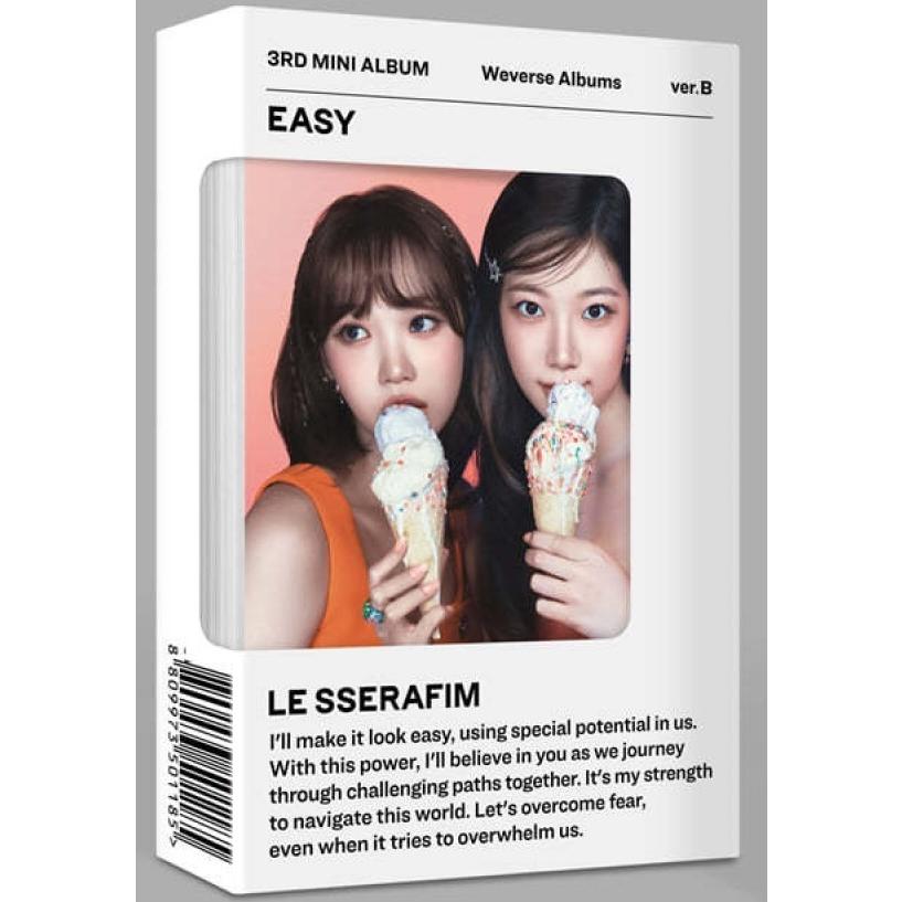 LE SSERAFIM 公式グッズ EASY / 3rd Mini Album (Weverse Ver) ルセラフィム K-POP 韓国｜mcoco｜03