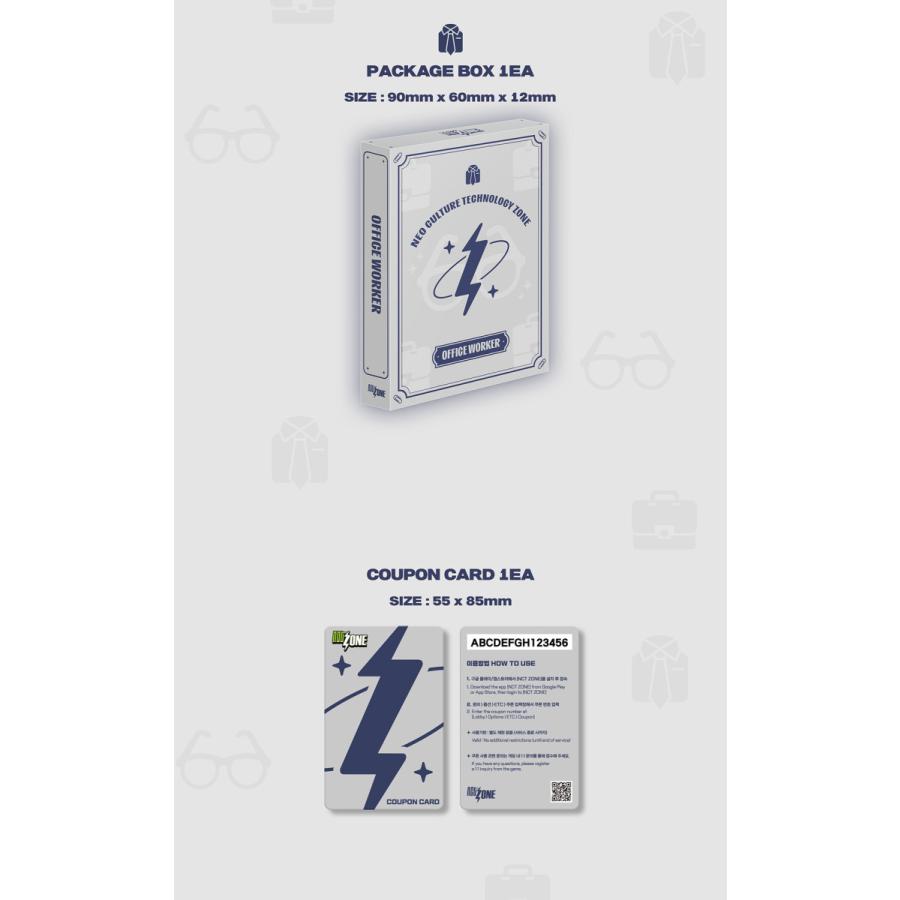 NCT 公式グッズ ZONE COUPON CARD OFFICE WORKER ver. エヌシーティー