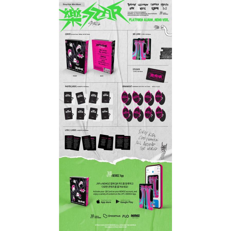 StrayKids 公式グッズ MINI ALBUM 樂-STAR PLATFORM ALBUM_NEMO VER