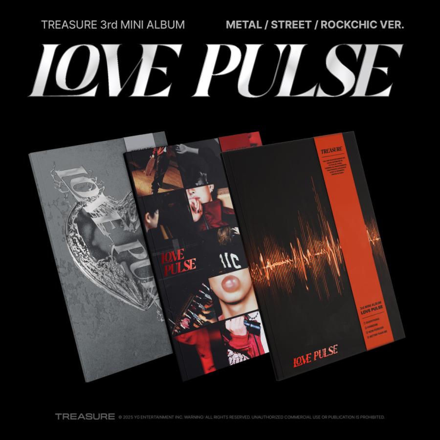 treasure アルバム バラ売り可 TREASURE 3rd MINI ALBUM [LOVE PULSE] (TEUME VER.) ［8cm CD