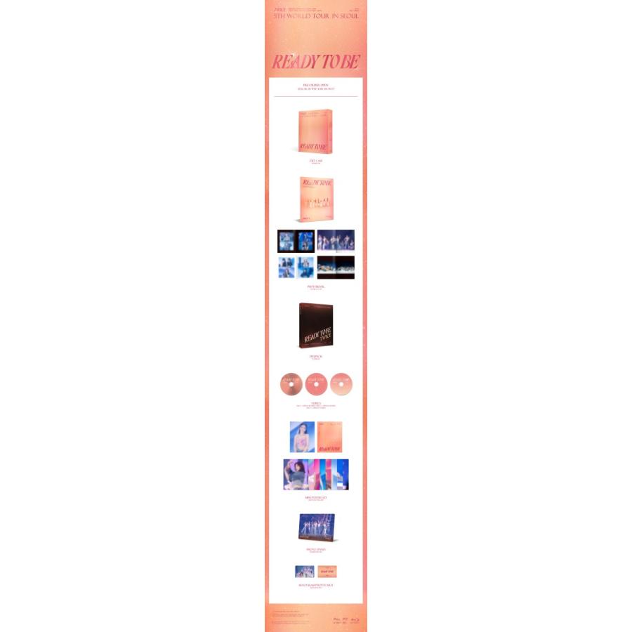 TWICE 公式グッズ TWICE 5TH WORLD TOUR [READY TO BE] IN SEOUL Blu-ray トゥワイス K-POP 韓国の画像