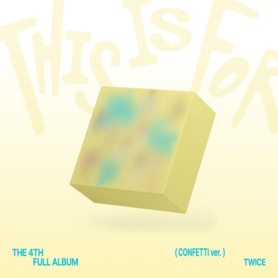 【予約販売】TWICE 公式グッズ THIS IS FOR  (CONFETTI ver.) / 4TH FULL ALBUM CD アルバム トゥワイス K-POP 韓国 | 