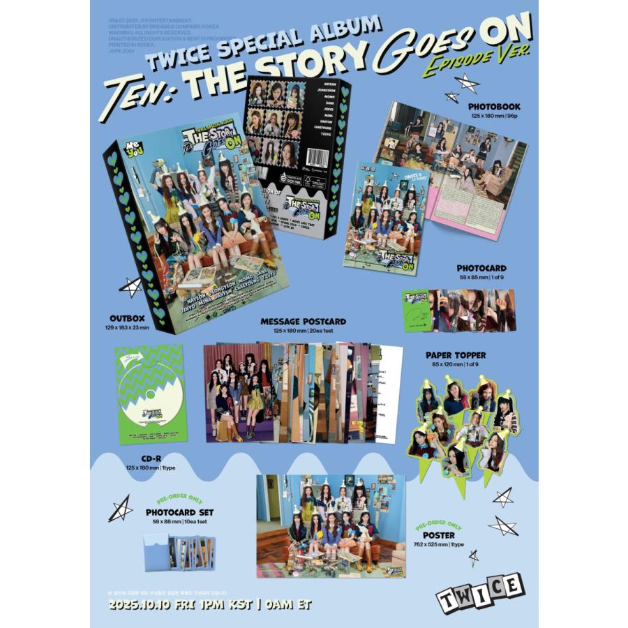 TWICE 公式グッズ TEN: The Story Goes On (EPISODE Ver